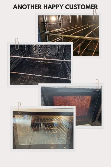 Oven Cleaning Before and After Results