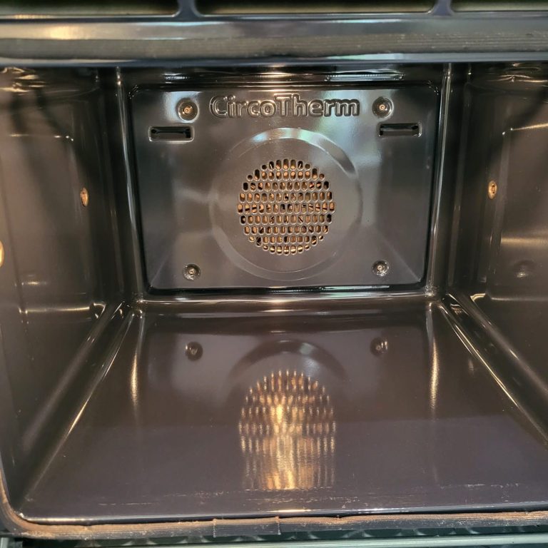 Oven after using Non Caustic Cleaning Products